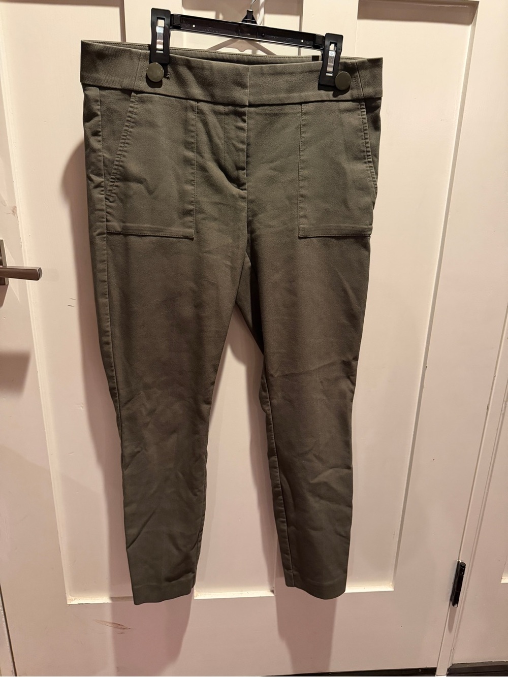 Loft Marisa Olive Green Skinny Trousers- size 6